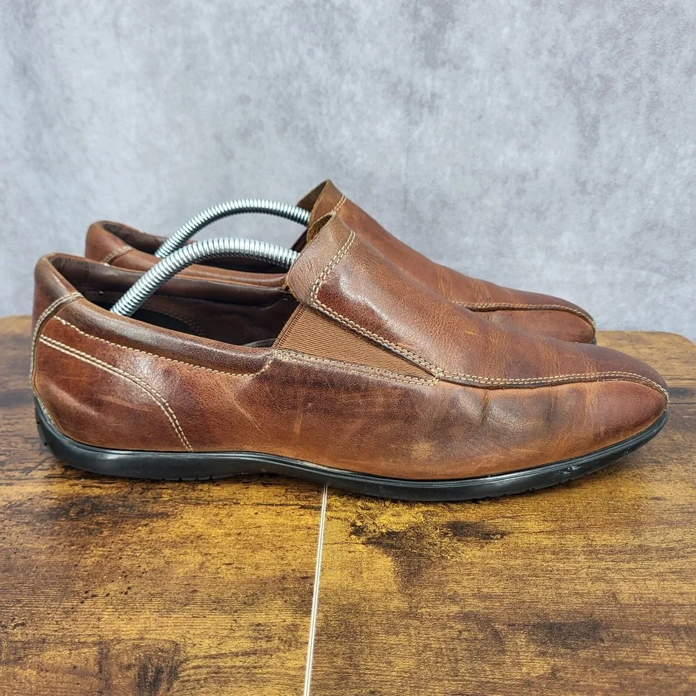Cole Haan Air Loafer Mens Size 11 M‎ Brown Leather Slip On C11015 Comfort Shoes